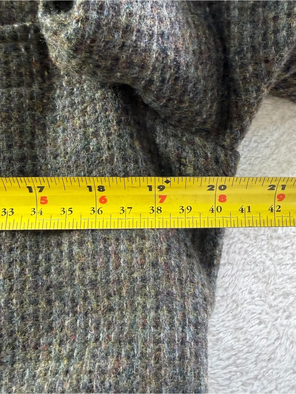 Pendleton Virgin Wool Tweed Sport Coat Men 40 Suede Elbow Patches 90s OliveBrown